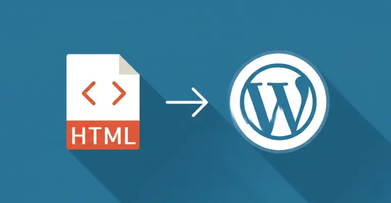 convert html to wordpress