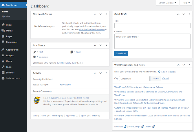 Wix vs WordPress for Small Business: wordpress